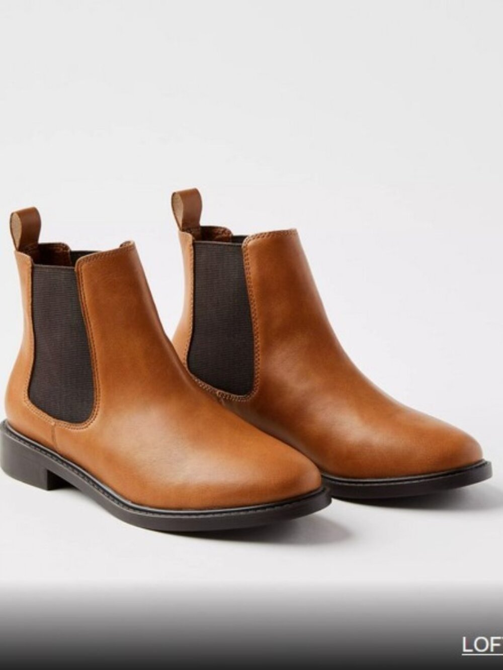 LOFT COGNAC CHELSEA BOOTIES 10.5 | NWT